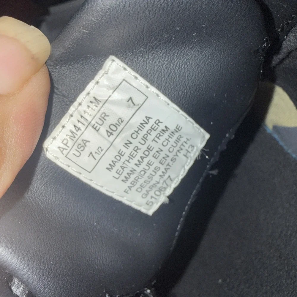 Rockport Nocs Men's Black Leather Dress Shoes Lightweight Comfort US 7.5